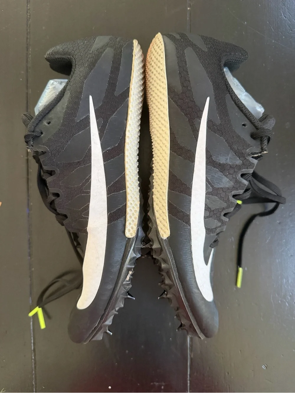 Nike Zoom Rival Black and White Racing Cleats